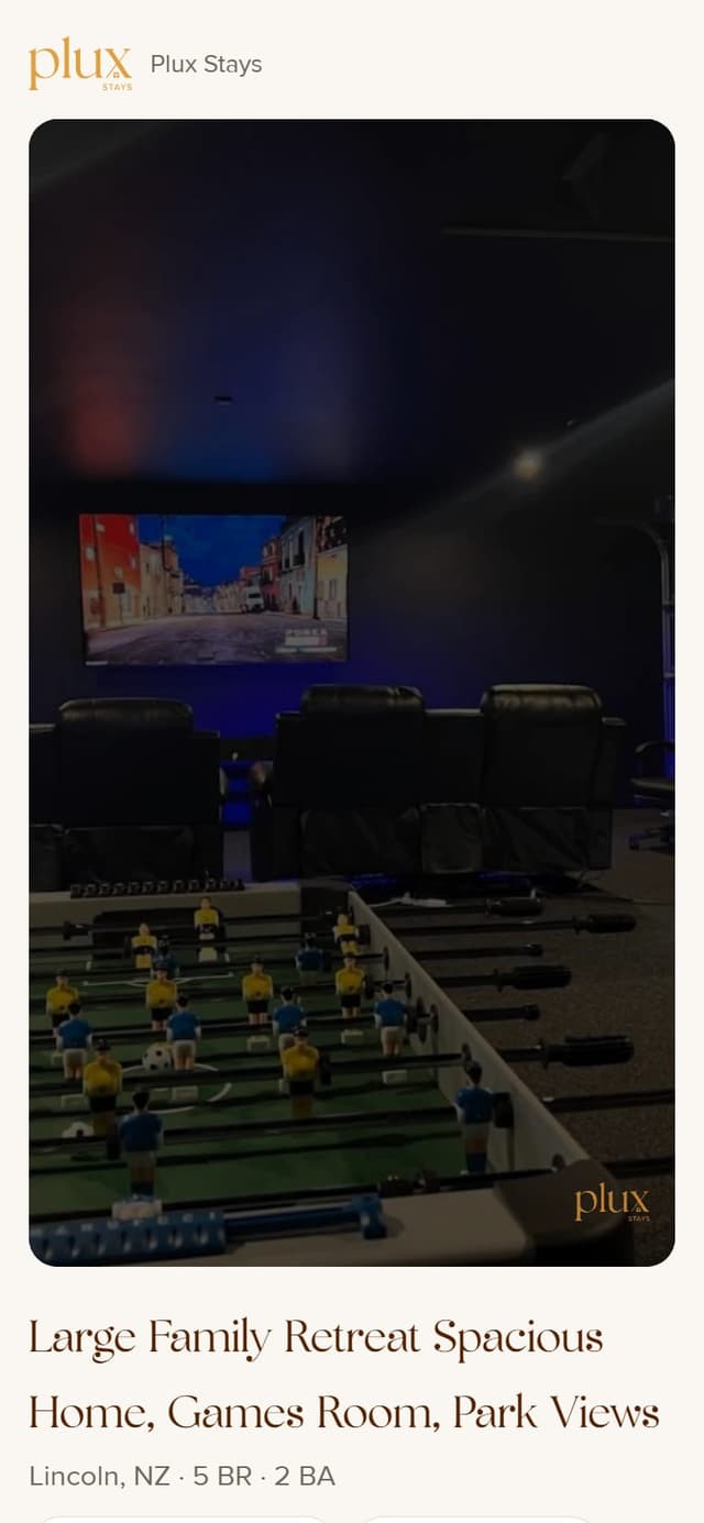 Public showcase page with a reel and an enquiry form