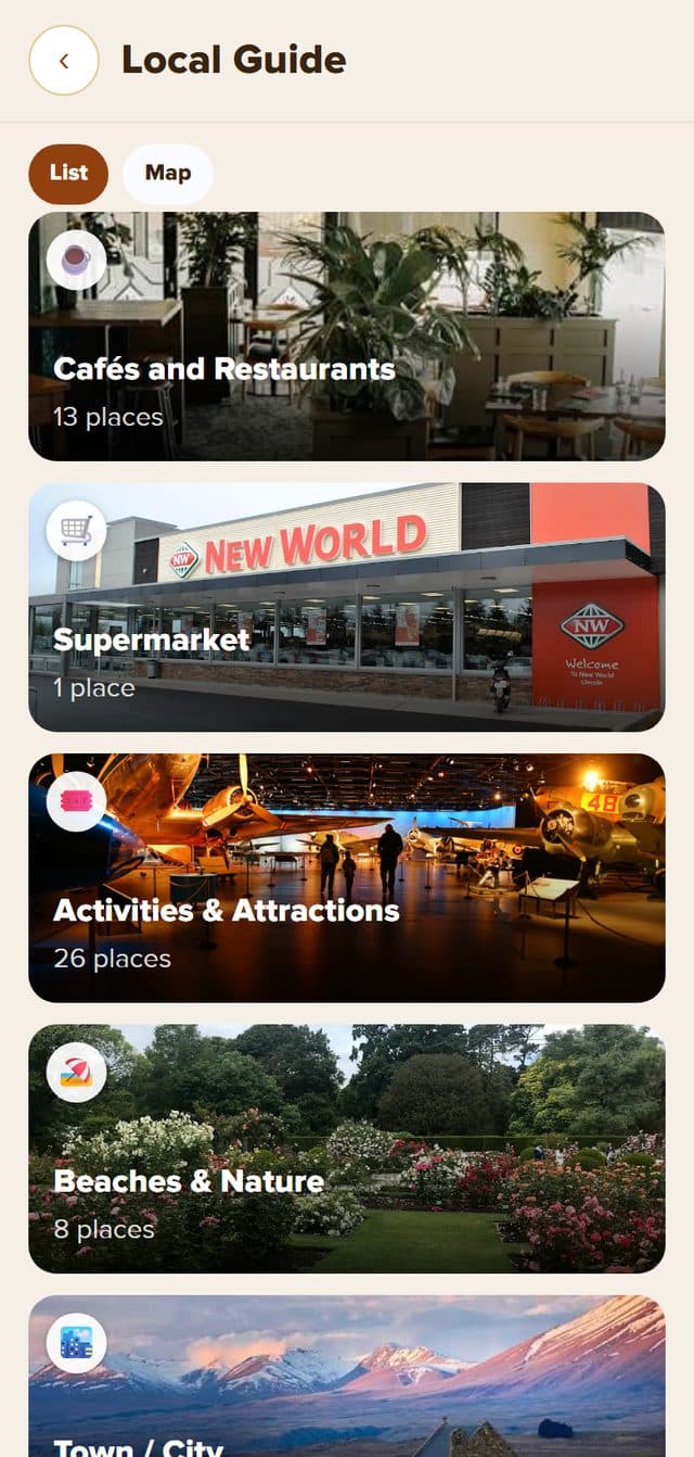 Local Guide: cafes and restaurants, supermarket, activities and nature nearby